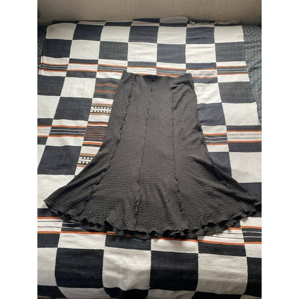 NWT Y2K Divided By H&M Black Maxi Witchy Whimsygoth Romantic Boho Skirt. Large.